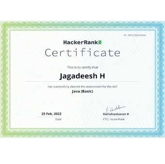 Jagadeesh H